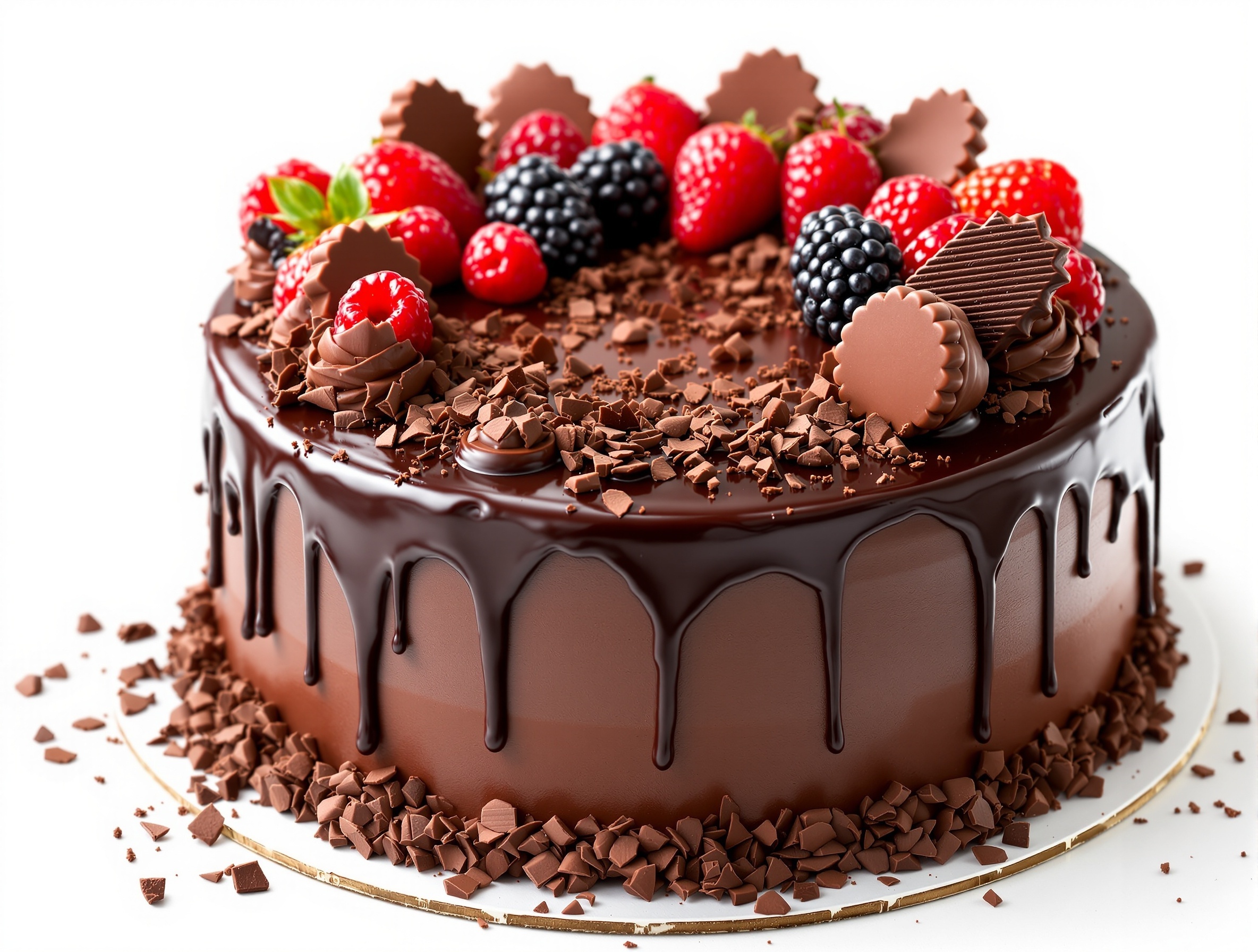 Schokoladen-Geburtstagstorte