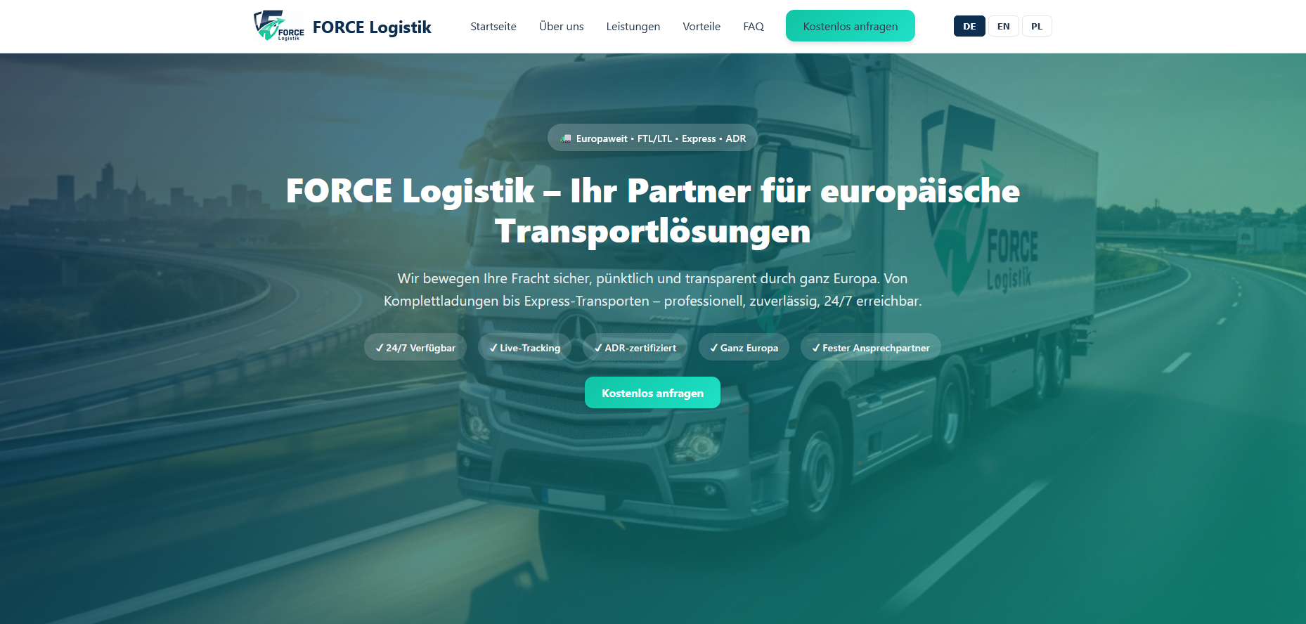 Referenz Demo 1 - Transport und Logistik